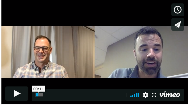 screenshot of ken and chris zoom interview